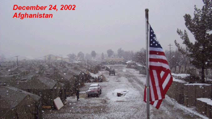 Camp Vance Afghanistan Christmas 2002