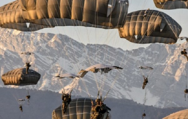 173rd Parachute Jump in Italy on March 12, 2018