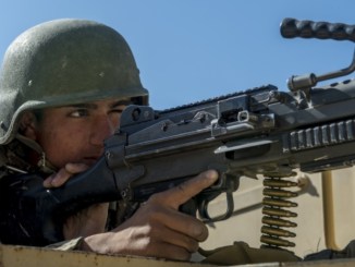 Afghan Commando Trainee during training at the Commando Qualification Course. Photo by Senior Airman Sean Carnes, NATO Special Operations Component Command - Afghanistan (NSOCC-A) on November 7, 2017 at Camp Commando.