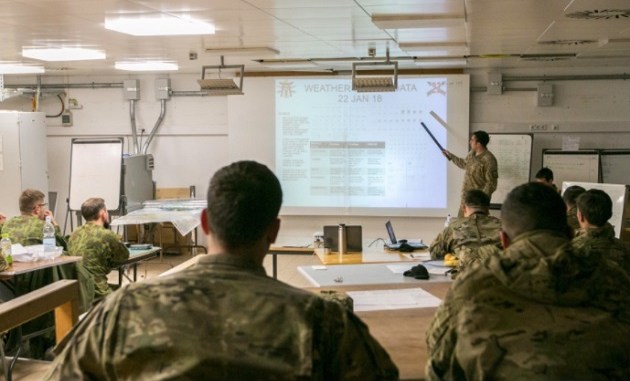 U.S. SOF, Albanian SOF, and Lithuanian National Defence Volunteer Forces (KASP) conduct combined operations during Allied Spirit VIII at Joint Multinational Readiness Center in Germany. (photo by SGT Karen Sampson, SOCEUR, Jan 20, 2018).