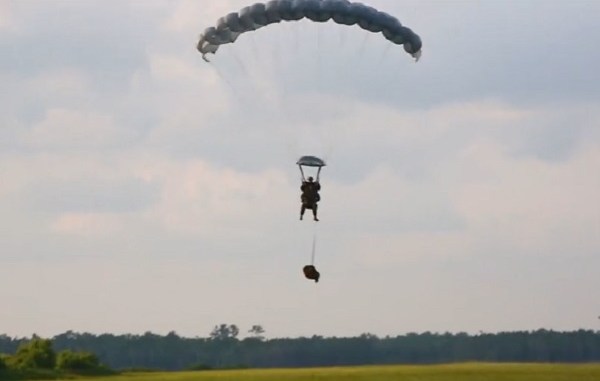 2nd Recon Parachute Jump - 2nd Reconnaissance Battalion performs free fall jump at Camp Lejeune, NC.