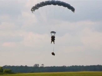 2nd Recon Parachute Jump - 2nd Reconnaissance Battalion performs free fall jump at Camp Lejeune, NC.