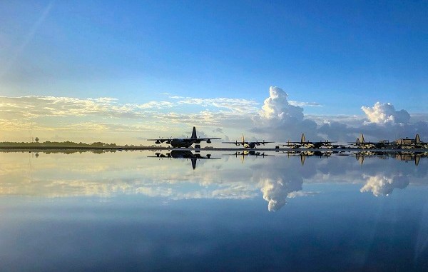 AC-130s on airstrip Hurlburt Field