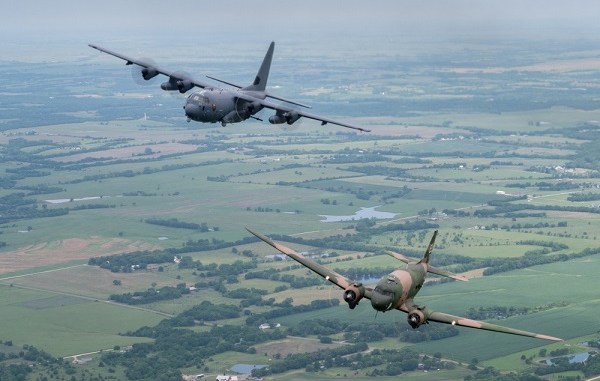 AC-47 and AC-130J Legacy Flight