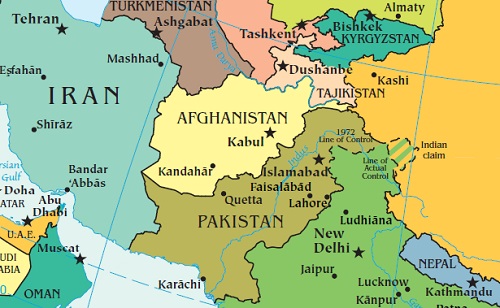 Regional Map of Afghanistan