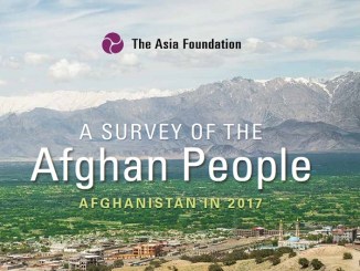 Asia Foundation Survey 2017 was released on November 14, 2017 by the Asia Foundation.