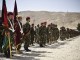 Trainees of the Afghan Commando Course CDOQC for July 2018 in formation at Camp Commando. Photo by MSG Felix Figueroa, NSOCC-A, July 15, 2018.