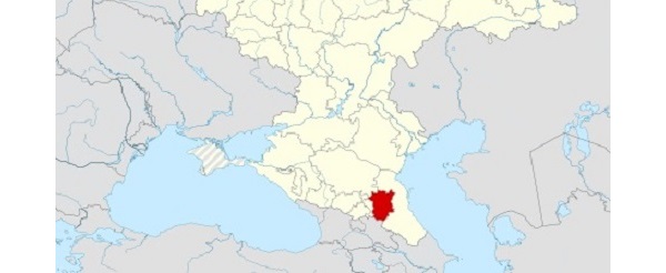 Chechnya Locator Map