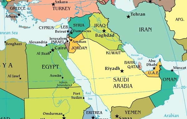 Map Middle East