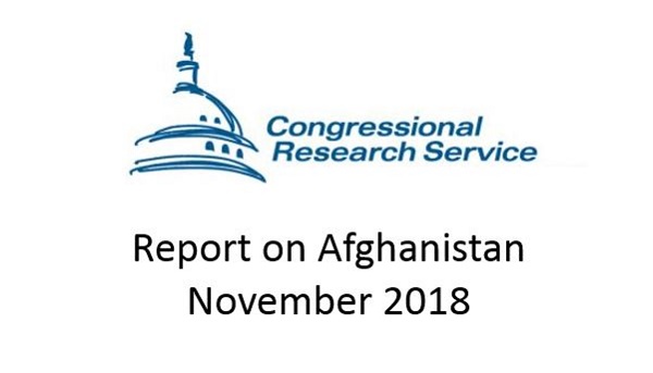 CRS Report on Afghanistan November 2018