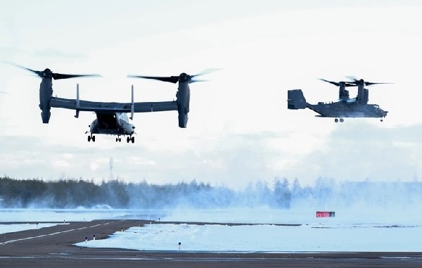 CV-22 Ospreys