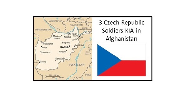 Three Czech Republic soldiers were killed during a suicide bomber attack in Parwan province, Afghanistan on August 5, 2018.