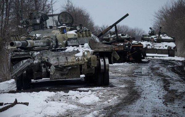 Destroyed Russian Tanks Ukraine