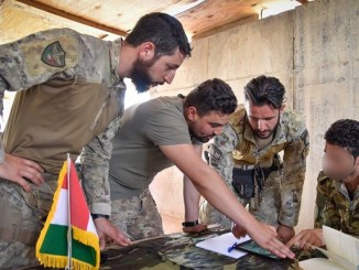 Italian Special Operations Forces (SOF) mentor Afghan security forces while conducting an EAP mission to Farah province (RS HQs photo August 11, 2017).