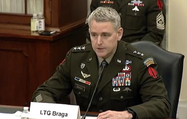 LTG Braga USASOC Commander