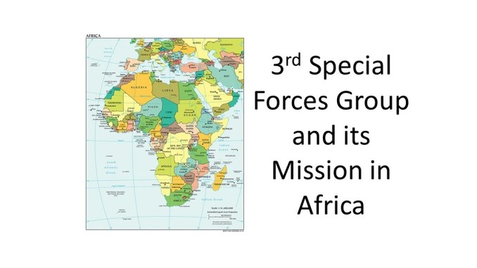 3rd SFG Africa Mission - Map of Africa