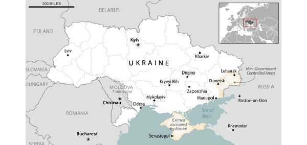 Map of Ukraine CRS April 2020