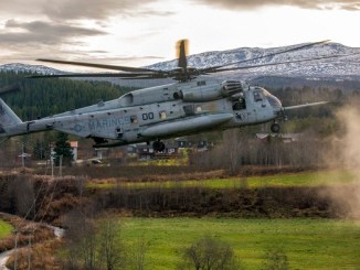 Marine helicopter in Trident Juncture 2018 - November, 2018 Defense Media