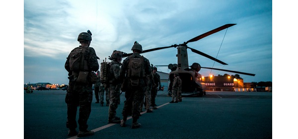 MARSOC Boarding CH-47 Chinook