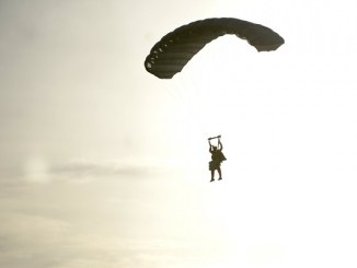 Military Free Fall Student Over Yuma, Arizona