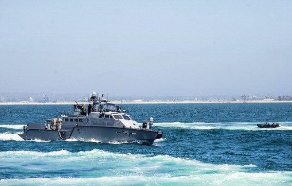 MKVI Patrol Boat in Pacific Ocean. Chief Petty Officer Nelson Doromal, Jr., May 10, 2018.