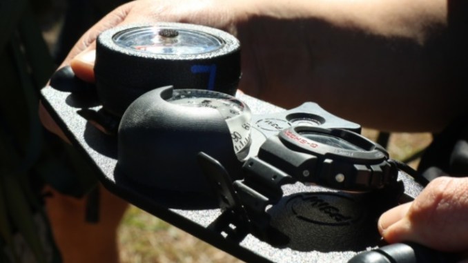 P3M Micro Navigation Board used by 7th Special Forces Group in dive training with Chilean Special Forces during exercise Southern Strike 2018 (Photo by SGT Connie Jones, 102d Public Affairs Detachment, 31 October 2017).