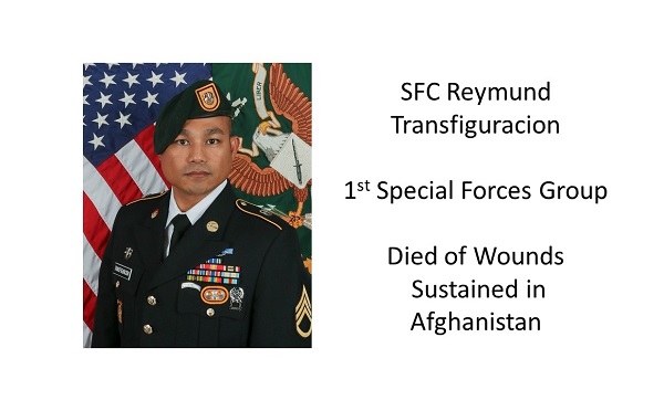 SFC Reymund Transfiguracion 1st Special Forces Group