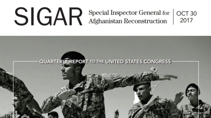 October 2017 SIGAR Report