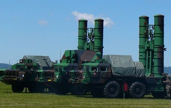 Slovak S-300 anti-aircraft system