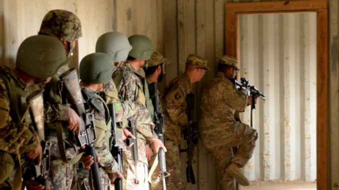 All Things SFAB - Advisors from Task Force Forge provide instruction to the ANDSF at the Helmand province Regional Military Training Center. (Photo by OF-2 Kay Nissen, RS HQs, 8 March 2017)