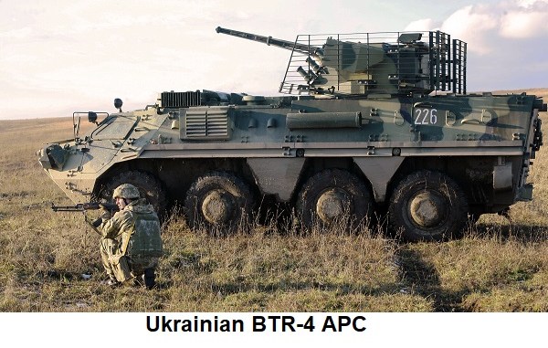 Ukraine BTR-4 APC