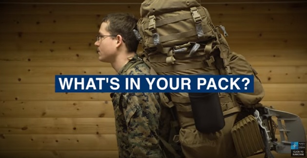 Video Cold Weather Packing List - Have a look at what a Marine puts in his backpack for cold weather training. (NATO, March 26, 2018).