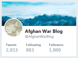 Afghan War Blog on Twitter