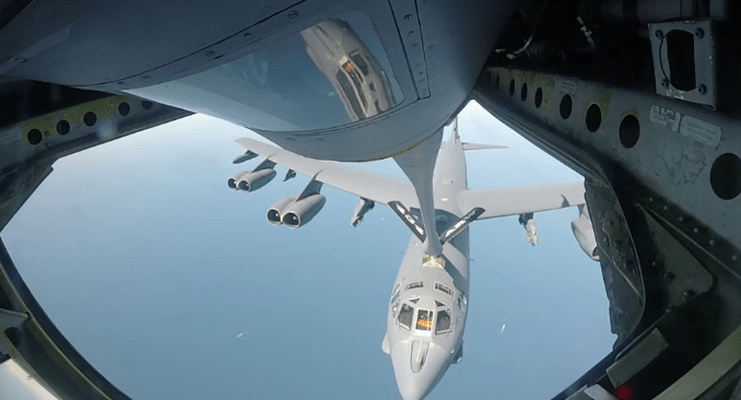 B-52 Refueling in Mid-Air