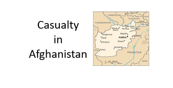 Casualty in Afghanistan