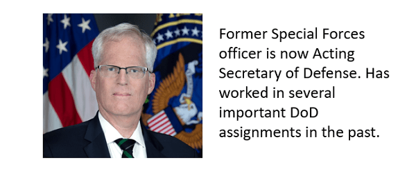 Acting SecDef Chris Miller