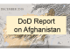 DoD report on Afghanistan December 2018