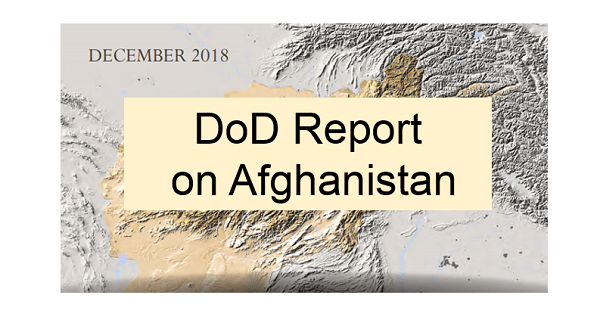 DoD report on Afghanistan December 2018