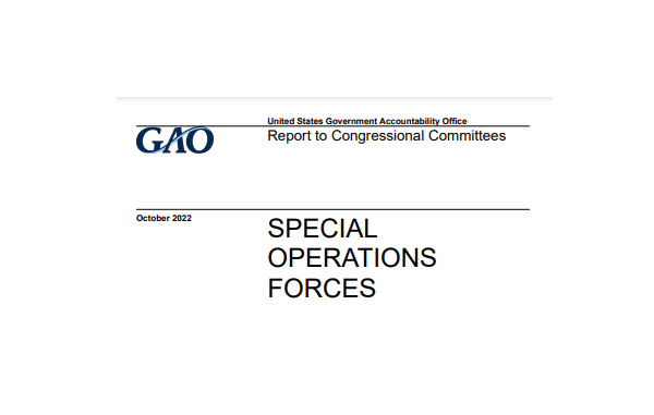 GAO Report - SOF Data Needed Oct 2022