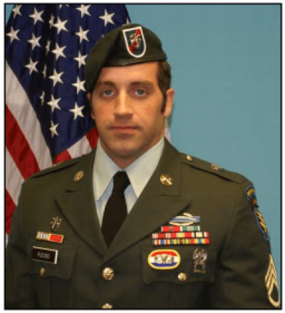 Blackbeard's Ride 2018 - SSG Matthew Pucino of 20th Special Forces Group died on November 23, 2009 in Afghanistan. (Photo USASOC Fallen Heroes Memorial)