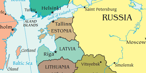 Map Estonia