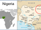 Boko Haram area of operations in Nigeria (image adapted from CIA maps World Factbook)