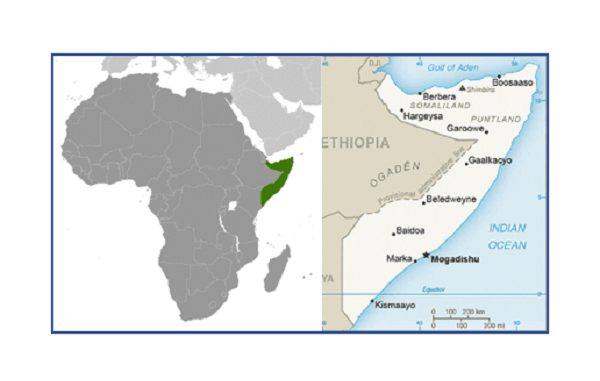 Map of Somalia