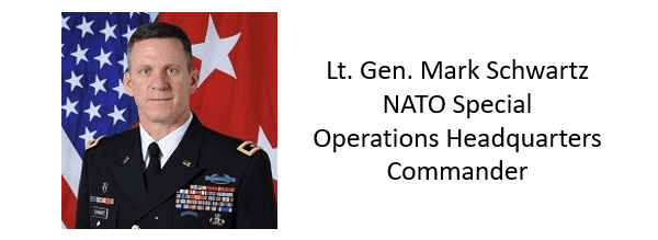 Lt. Gen. Mark Schwartz, NATO Special Operations Headquarters Commander