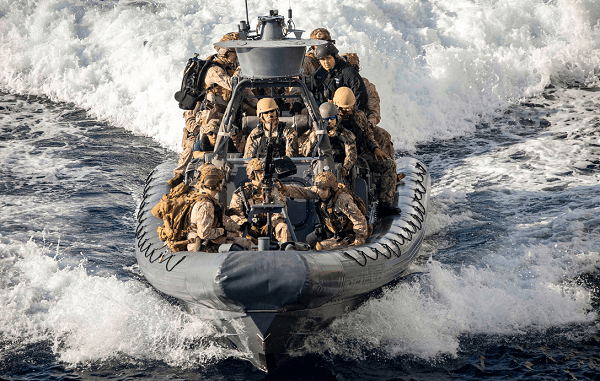 Marines RHIB VBSS Drill Red Sea 20200113