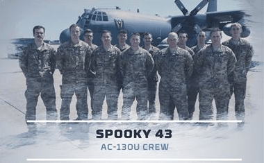 Spooky 43 AC-130U Crew recognized for most meritorious flight of the year by Air Force (AFSOC, Aug 7, 2017